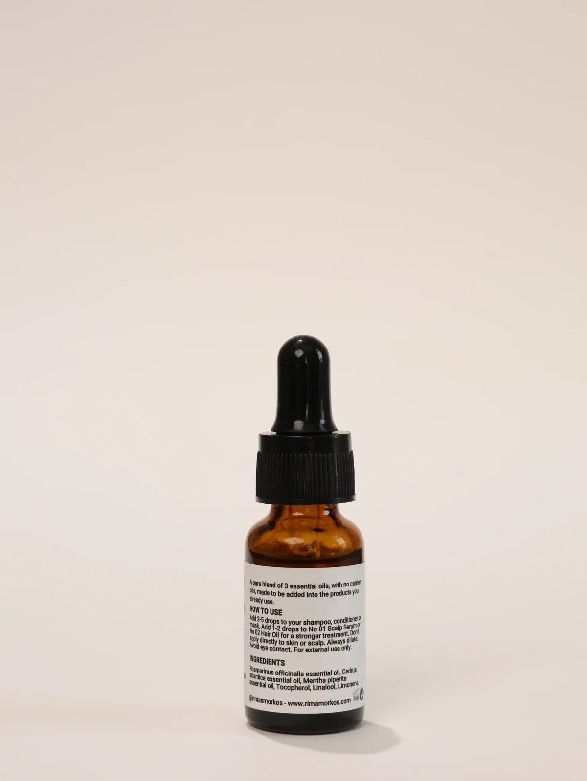 No 03 Essential Concentrate back label