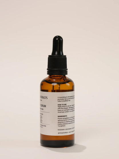 No 01 Scalp Serum side label