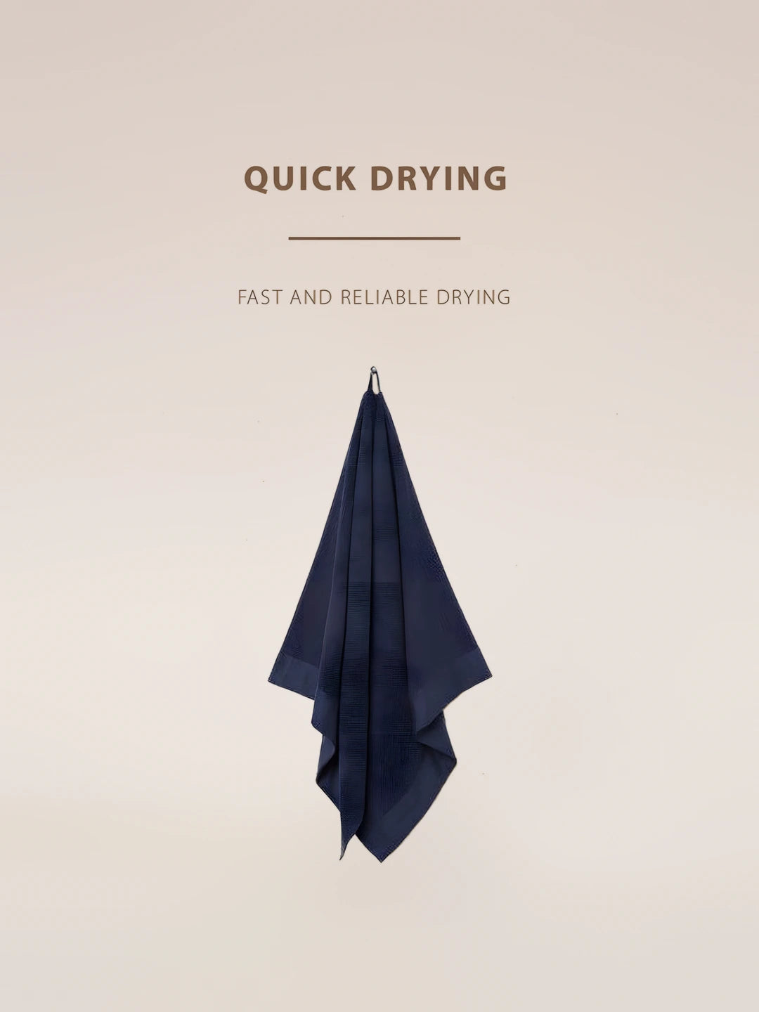 Rima's Towel hanging — quick drying